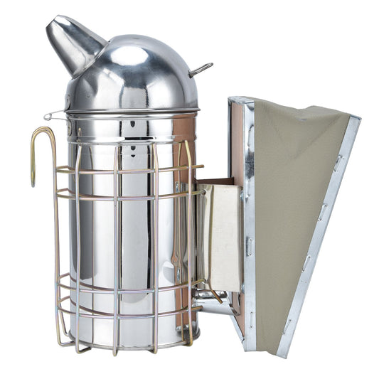 Pointed Beehive Smoker Stainless Steel Beekeeping Equipment Apiculture Tool for Outdoor Bee House V1294-YM0523-3111210388511