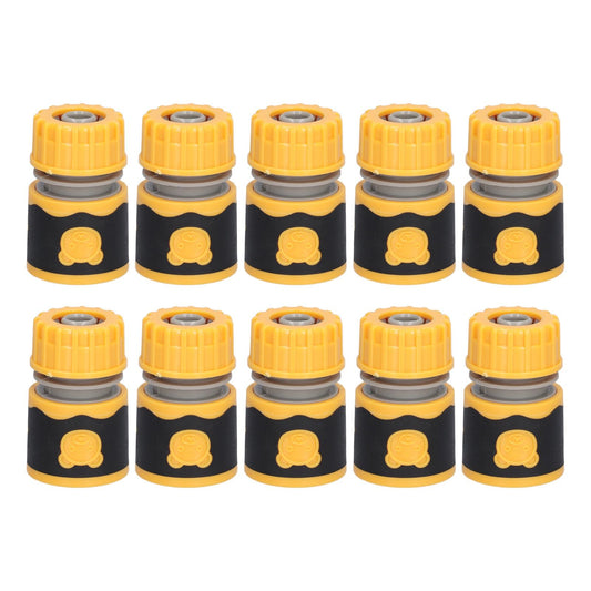 10Pcs Garden Quick Connector G1/2 Garden Faucet Water Hose Pipe Plastic Connector Quick Connect Garden Hose V1294-YM0523-3111210398611