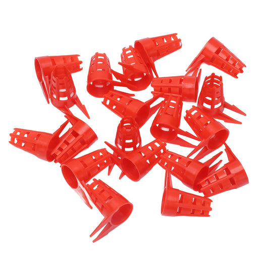 20pcs Queen Bee Cages Small Plastic Protective Safe Bee Cells Cover for Beekeeping Equipment V1294-YM0523-3111210407211