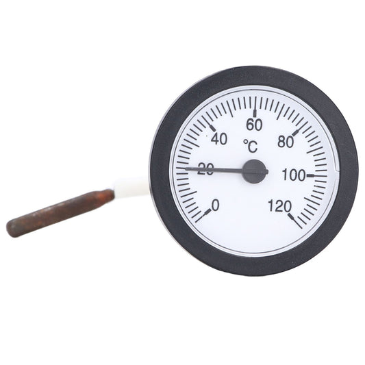 Dial Thermometer 0-120 degrees C Measuring Range Copper Sensor Clear Temperature Scale 52mm/2.0in Thermometer V1294-YM0523-3111220001511