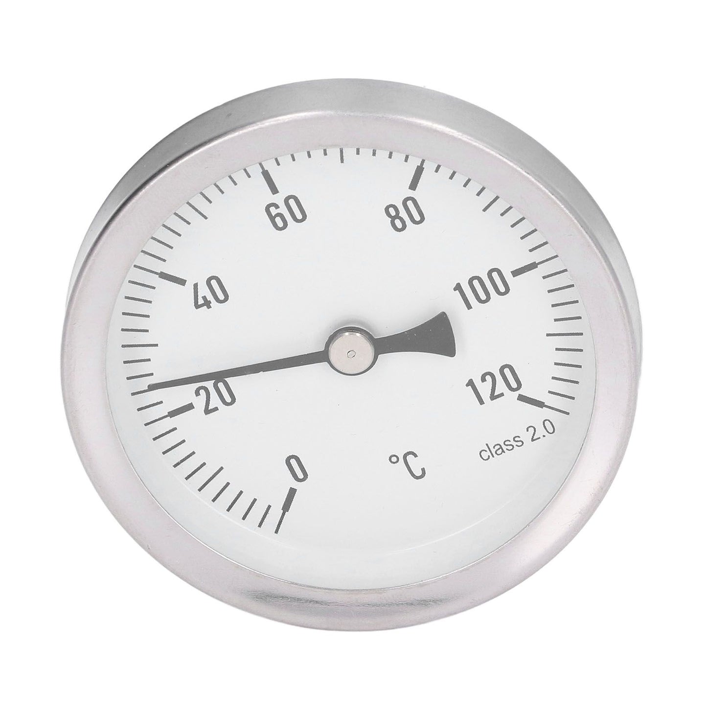 63mm Dial Thermometer Barbecue Pointer Type Thermometer 0-120 degrees C Bimetallic Temperature Gauge for V1294-YM0523-3111220001611