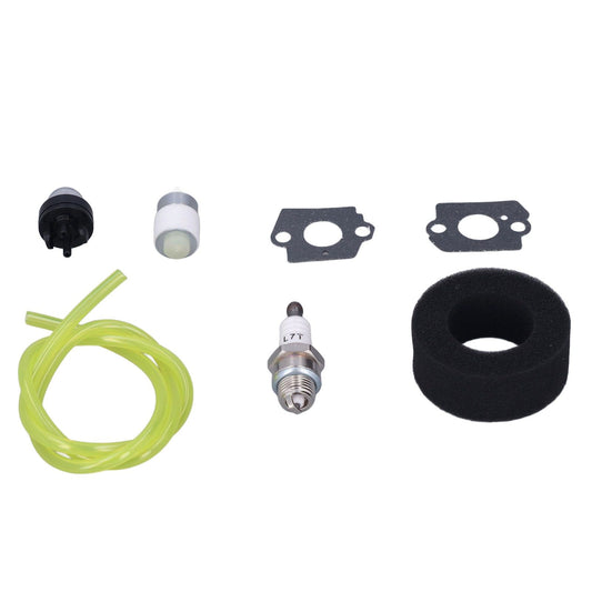 Fuel Air Filter Fuel Line Primer Bulb Set Trimmer Engine Tune Up Kit 180350 for Bolens BL410 Tiller BL100 V1294-YM0523-3111220029411
