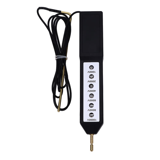 Electric Fence Tester Waterproof Voltage Meter 10KV Portable Tool with 6pcs Light for Farm V1294-YM0523-3111220064011