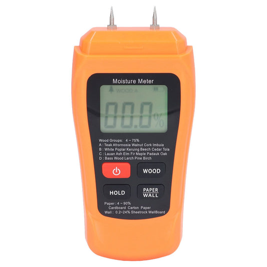 MT18 Digital Moisture Detector Backlit LCD Display Wood Moisture Meter for Wood Building Material Paper Floor V1294-YM0523-3111220094011