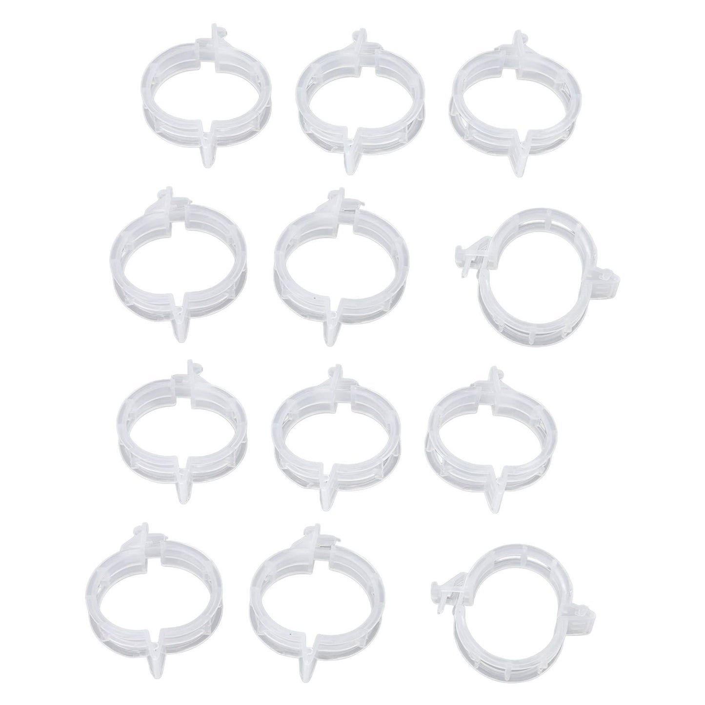 300Pcs Plastic Tomato Clips Good Fixation Support Reusable Plant Support Clips for Various Vegetables Flowers V1294-YM0523-3111220095511