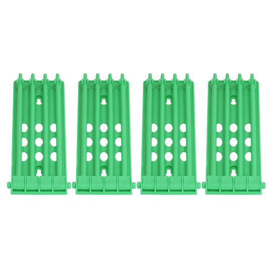 4Pcs Pigeon Leg Ring Stand 4 Column Design Large Capacity Wall Mounted Safe Durable Plastic Parrot Leg Ring V1294-YM0523-3111220112311