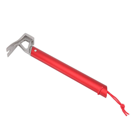 Camping Hammer Stainless Steel Ox Horn Head Aluminum Handle Large Resistance Tent Stake Hammer for Camping V1294-YM0523-3111220121511