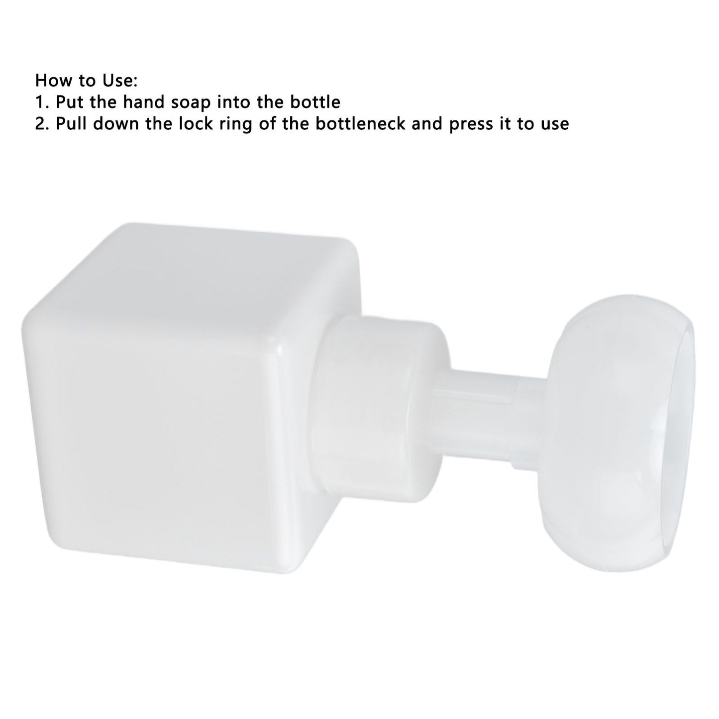 250ml Foaming Bottle PETG Plastic Flower Foam Dispenser Square Bottles for Cosmetic PackagingWhite V1294-YM0523-3112210100014