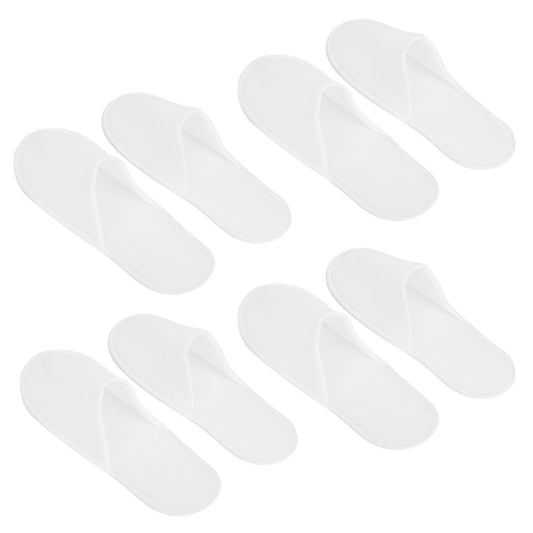 50 Pair White Disposable Slippers Hotel Slippers Anti Slip Spa Centre Travel Slippers for Outdoor Guest Room V1294-YM0523-3112220003011