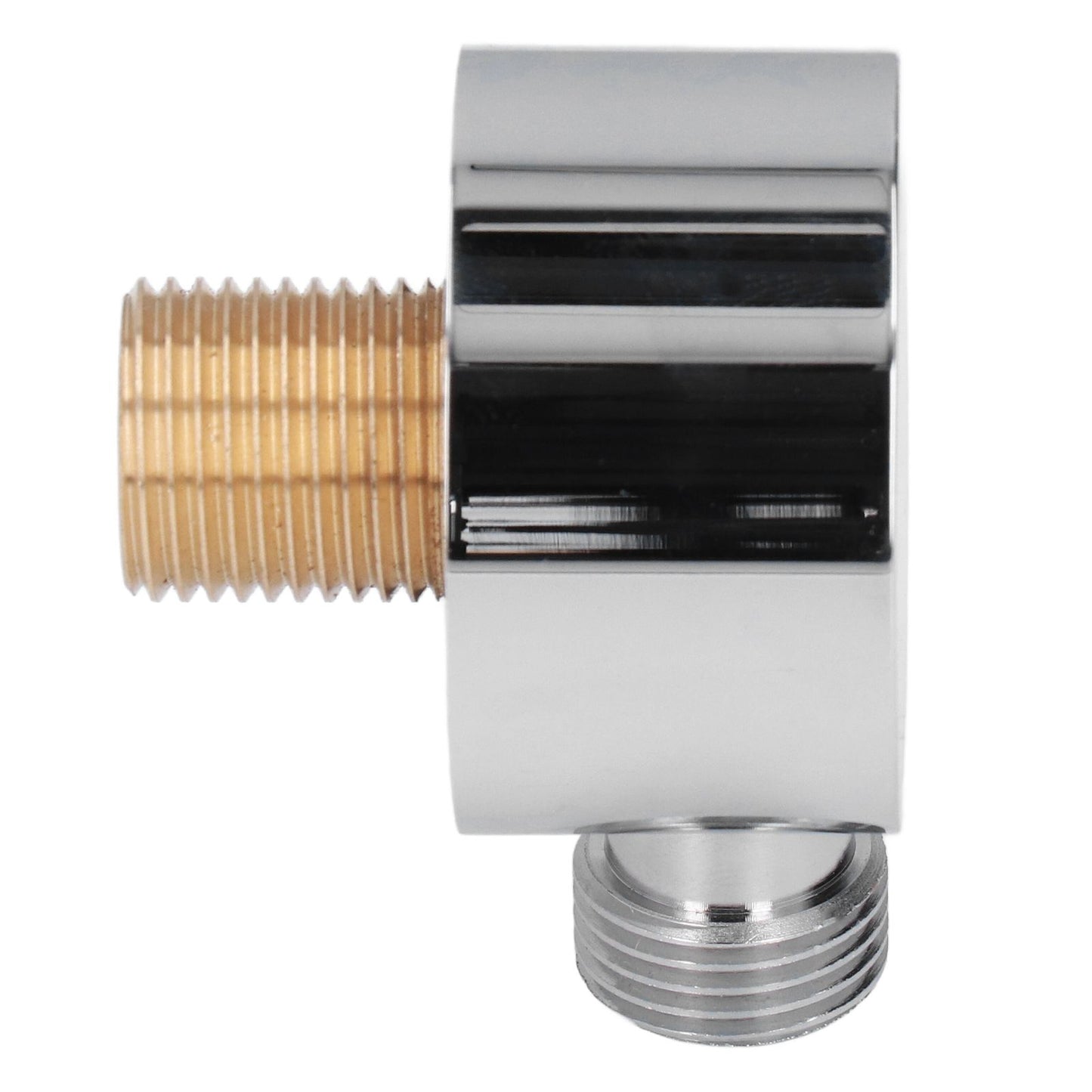 Shower Adapter Brass Construction Chrome Plated G1/2 Wall Mounted Easy Installation Round Shower Hose V1294-YM0523-3112220003711