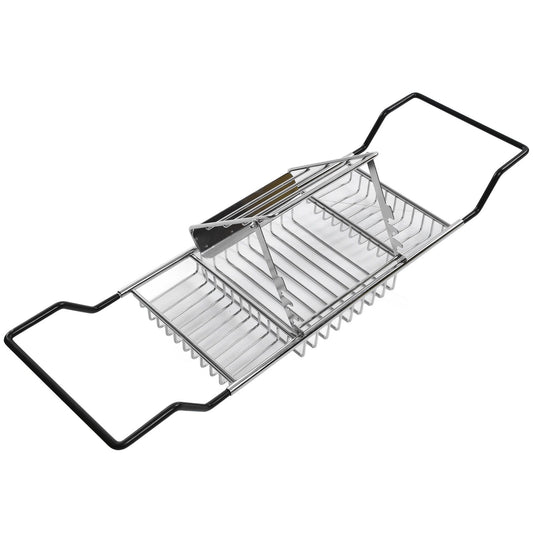 Metal Bathtub Rack Retractable Adjustable Removable Stand Bathroom Caddy Tray Rack for Hotels Bathrooms V1294-YM0523-3112220004511