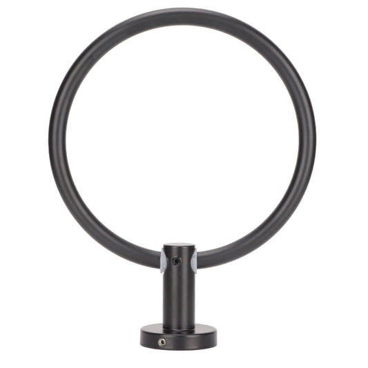 Towel Ring Space Aluminum Modern Round Hand Towel Holder Bath Hardware for Balcony HotelBlack V1294-YM0523-3112220009511
