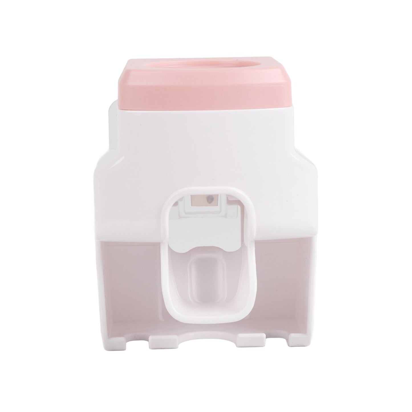 Automatic Toothpaste Dispenser Squeezer with Toothbrush Holder Wall Mounted for Bathroom Adults KidsPink V1294-YM0523-3112220021514
