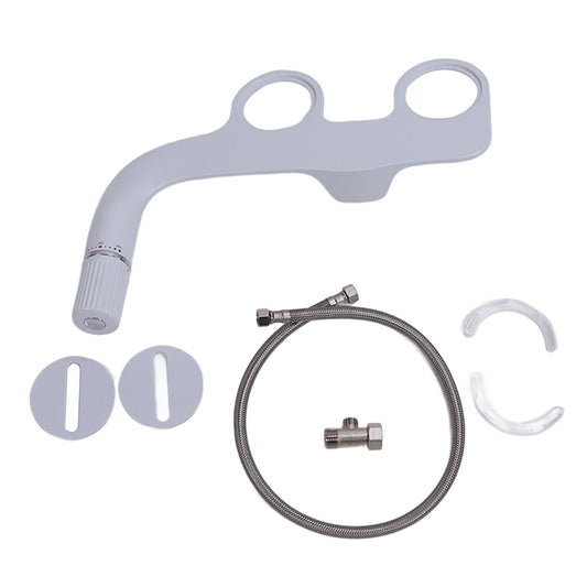 G1/2 Toilet Bidet Attachment Set ABS Dual Nozzle Bathroom Bidet Water Sprayer for Household V1294-YM0523-3112220025111