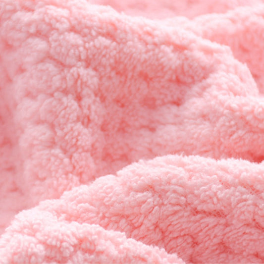 Coral Velvet Bath Towel Water Absorption Bathing Body Towel Pure Color for Bathroom Hotel Pink V1294-YM0523-3112220036611