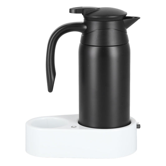 800ml Portable Electric Car Kettles Car Water Dispenser with White Base Silicone Sealing Ring Cover for V1294-YM0523-3113210237911