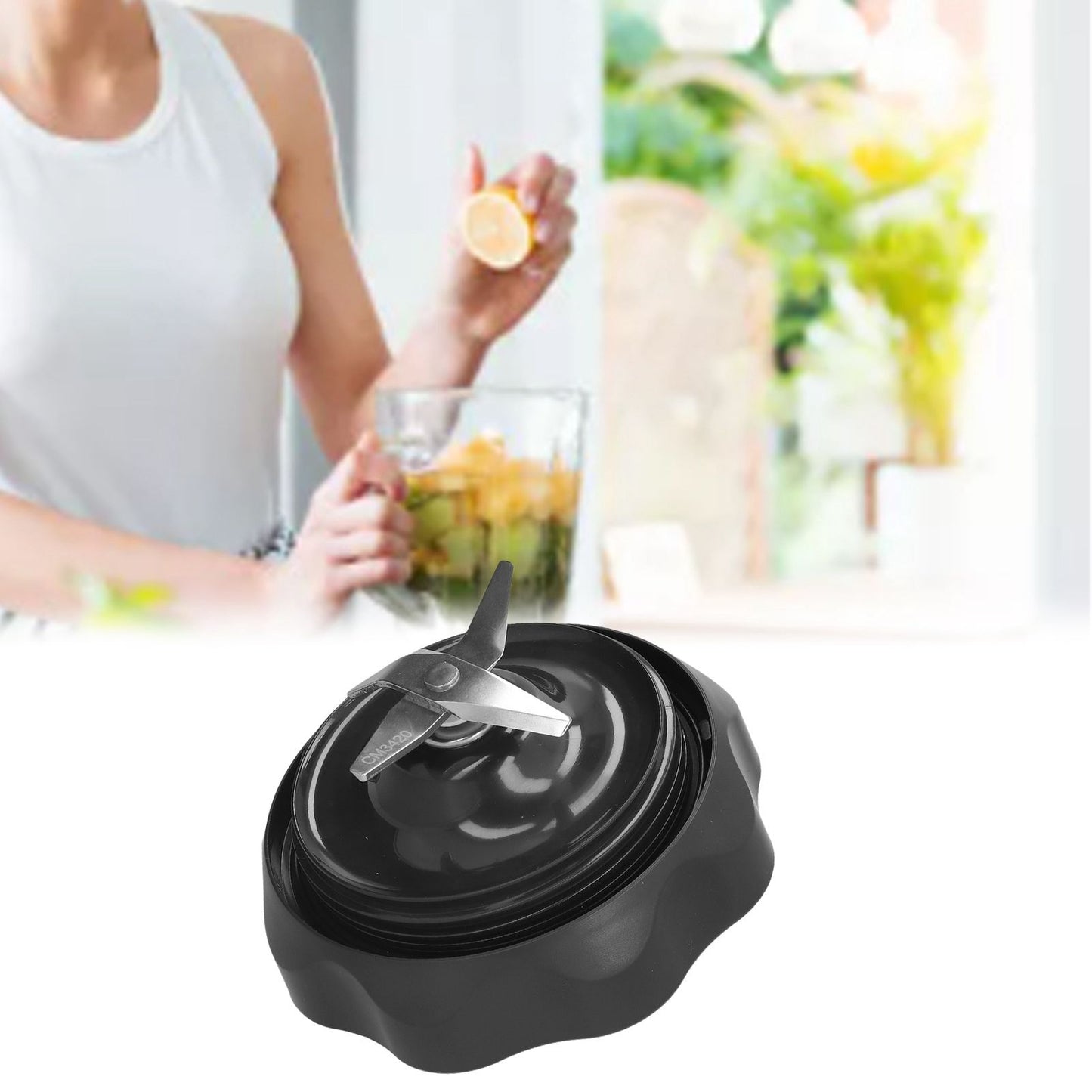 4 Fin Extractor Blade Replacement Electric Blender Accessory Parts Fit for 1000W 1200W Juicer V1294-YM0523-3113210273811