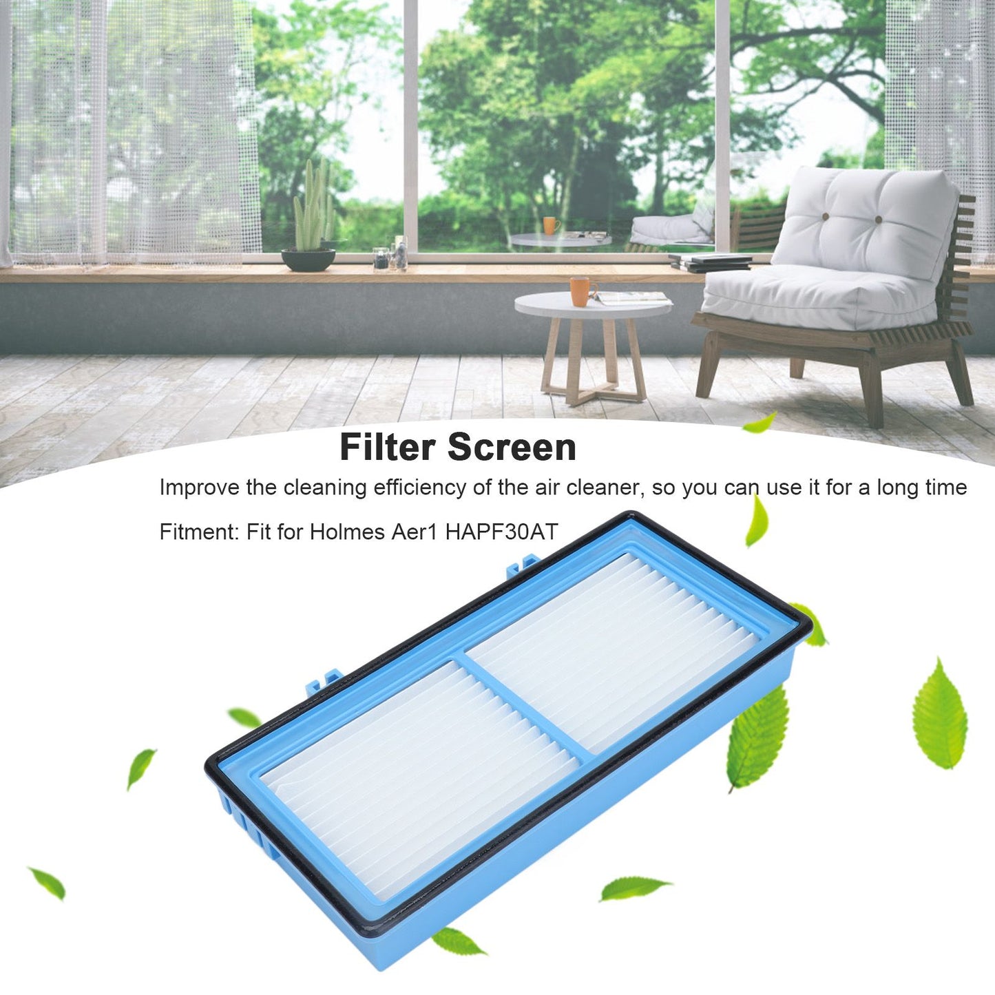 Air Purifier Filter Screen Air Cleaner Filter Replacement Accessories for Holmes Aer1 HAPF30AT V1294-YM0523-3113210274911