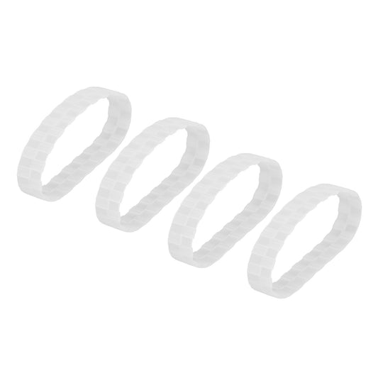 4Pcs Sweeping Robot Replacement Wheel Tire Rings Anti Wear Part for Xiaomi Sweeper V1294-YM0523-3113210321111