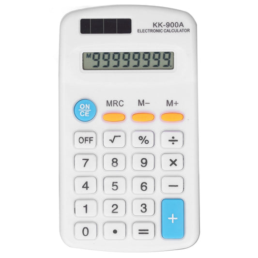 Mini Calculators Handheld 8 Digit with LCD Display Sensitive Button Solar Battery Dual Power for Office V1294-YM0523-3113220006011