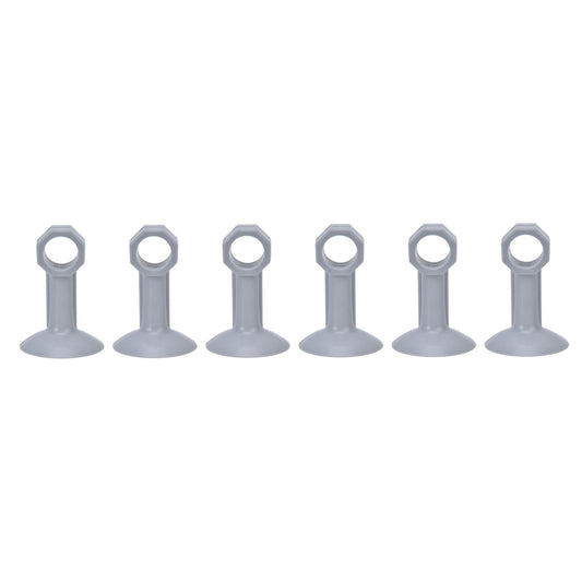 10Pcs Round Rubber Washer Door Stopper Washing Machine Door Holder Prop Holder for Front Load TypeGray V1294-YM0523-3113220015313