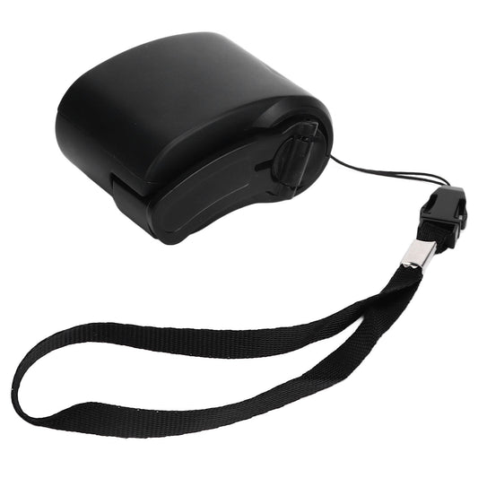 USB Hand Crank Phone Charger Portable Hand Power USB Charger for Outdoor Hiking Camping Black V1294-YM0523-3113220041811