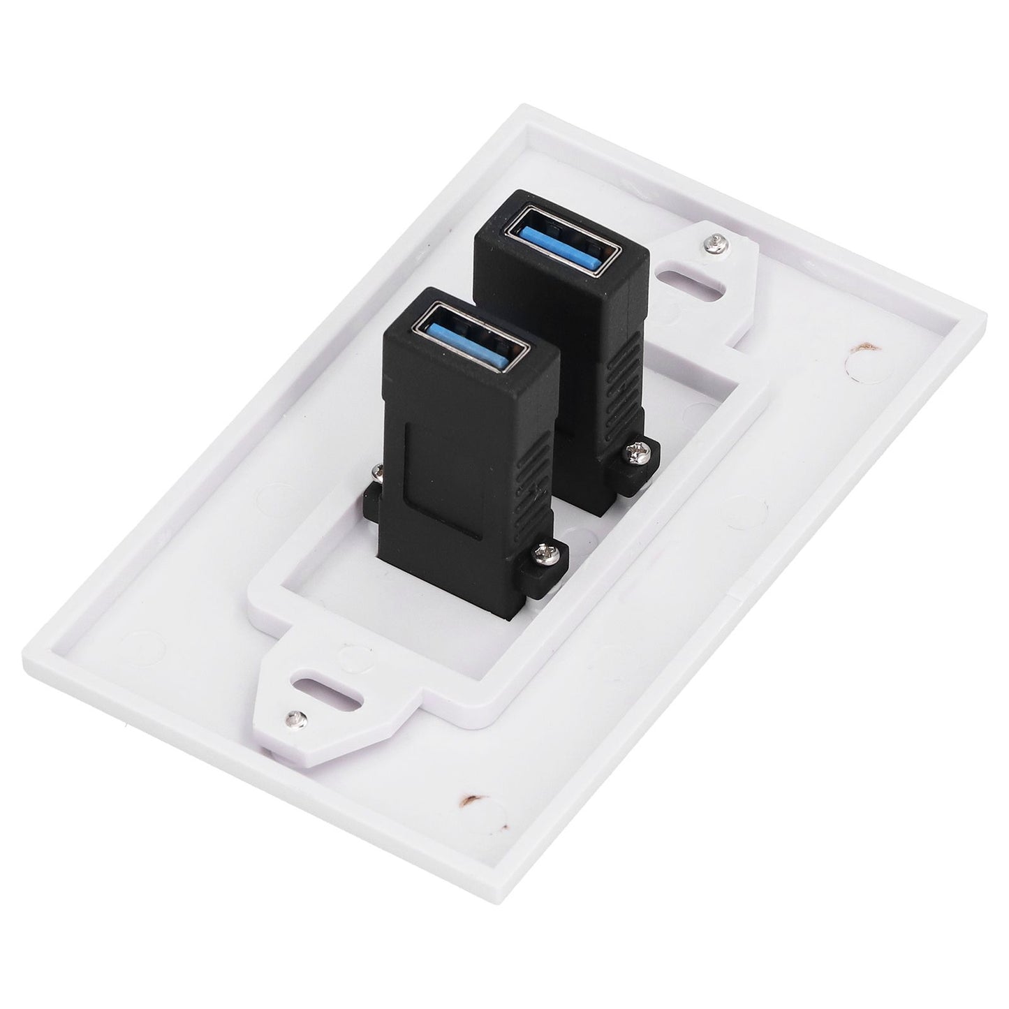 USB 3.0 Wall Plate Data Transmission 2 Port USB 3.0 Component Composite Wall Panel for Charging V1294-YM0523-3114210116411