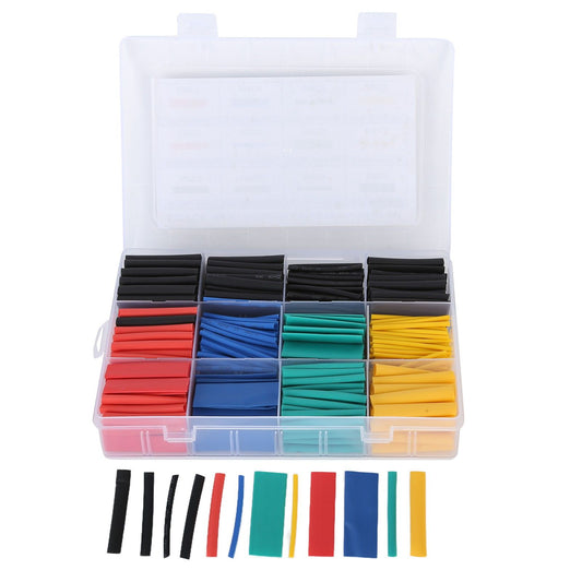 530pcs Heat Shrink Tubing Kit Electrical Colorful Wire Shrink Wrap Tubing Assortment V1294-YM0523-3114210118511