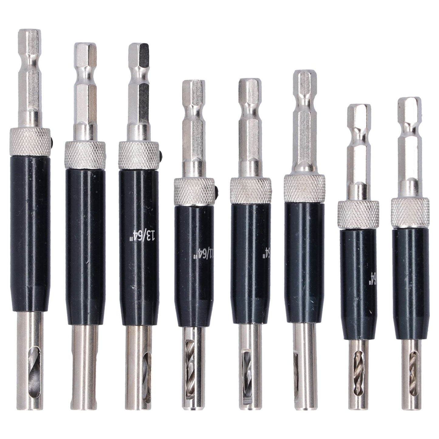 17pcs Hinge Drills Set Self Centering Door Drill Bit Kit with Hex Wrench for Woodworking V1294-YM0523-3114210122711
