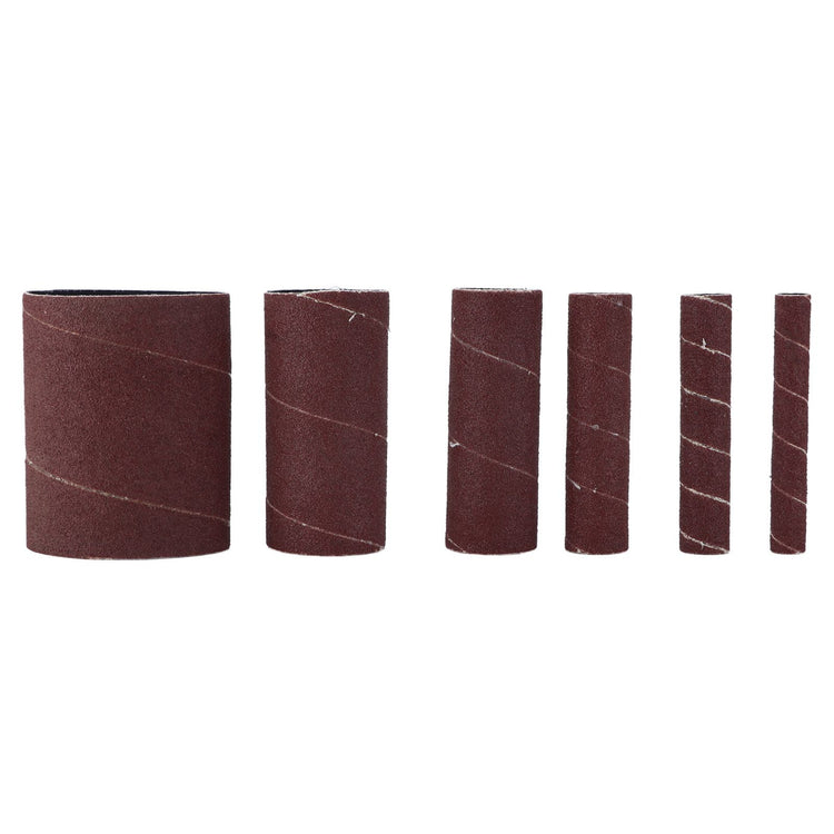 6Pcs Sandpaper Ring Sandpaper Roll Sanding Sleeves Wood Sanding Metal Rust Removing for Electric Grinder V1294-YM0523-3114210137011