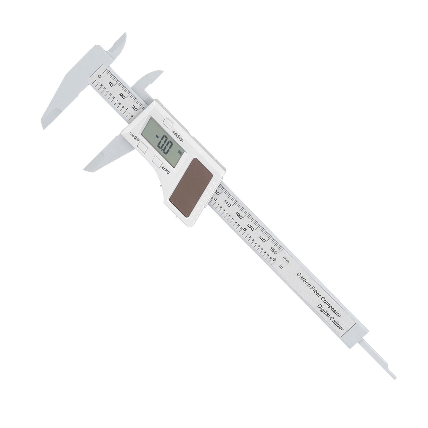 Solar Plastic Caliper 0-150mm Electronic Digital Display Caliper for Engineering Surveying Angle Measurement V1294-YM0523-3114220027411