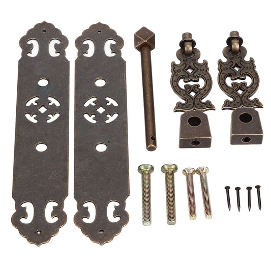 Antique Drawer Pendant Pulls Anti Rust Retro Elegant Brass Book Cabinet Pull Handle for Dressers Wardrobes V1294-YM0523-3114220036212