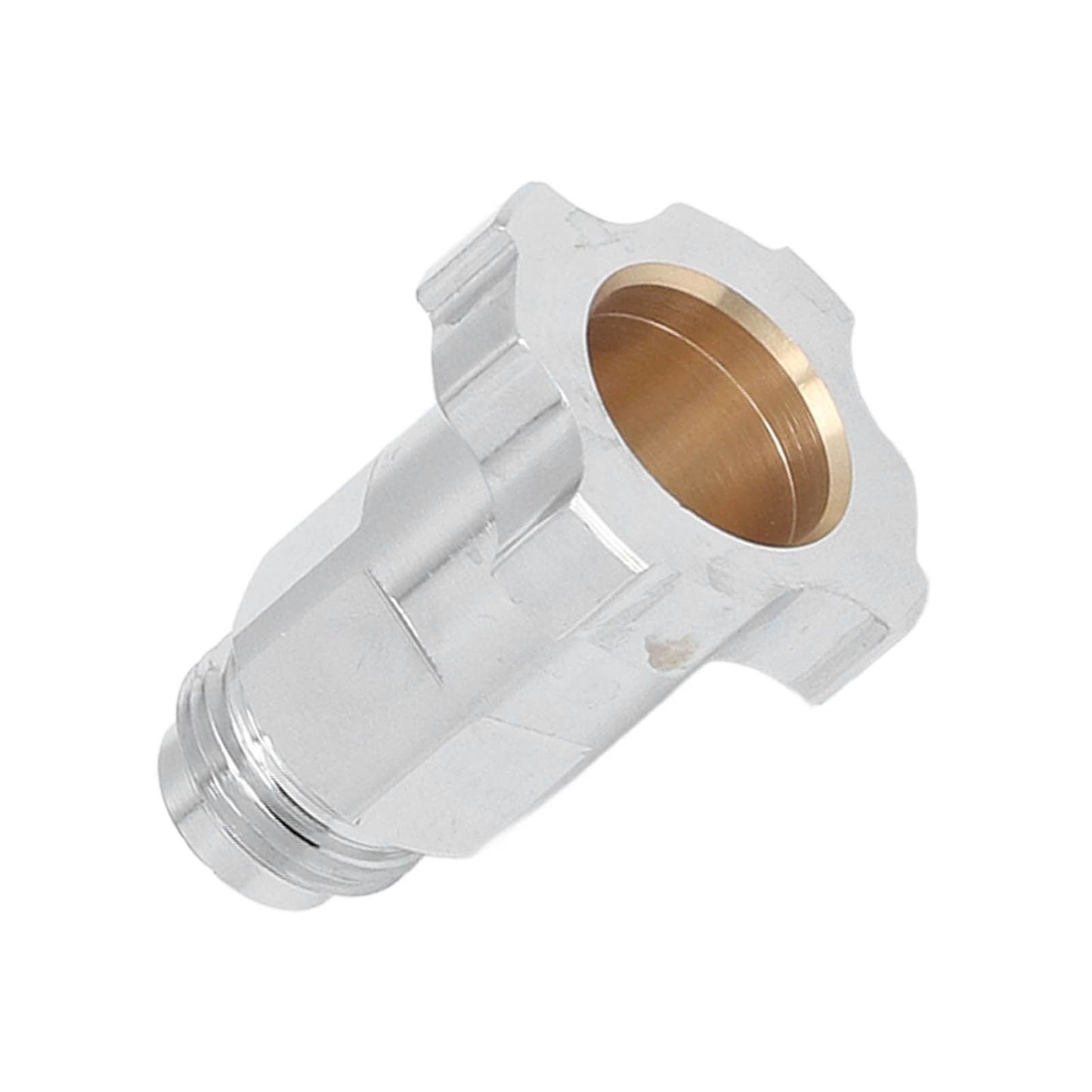 Spray Cup Connector Stainless Steel Disposable Pot Connector Airbrush Adapter Watering Can Connector External V1294-YM0523-3114220040112