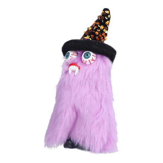 Halloween Dolls Ornament Halloween Plush Gnome with Witch Hat and Vampires Tooth for Halloween V1294-YM0523-3115210139013