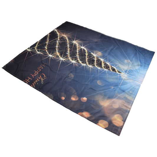 Christmas Curtain 3D Digital Printing Merry Christmas Outdoor Curtain for Outdoor Porch Balcony Christmas V1294-YM0523-3115210194512