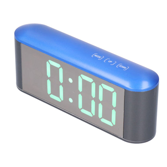 Digital Alarm Clock Stylish Exquisite LED Large Display Electronic Household Desktop ClockGreen V1294-YM0523-3115210212713