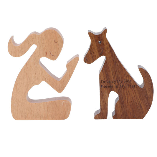 Dog Memorial Gifts for Pet Loss Passing Away Condolences Remembrance Sympathy Wooden OrnamentsA Type V1294-YM0523-3115220013311
