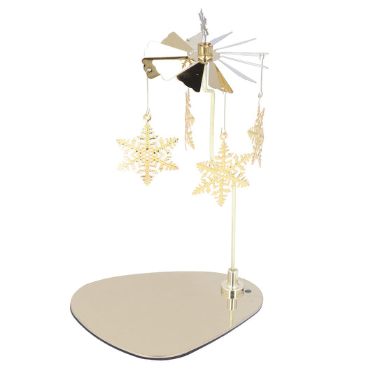 Candle Holder Round Triangle Tray Romantic European Style Stainless Steel Rotating Aromatherapy Wind Chime V1294-YM0523-3115220022611