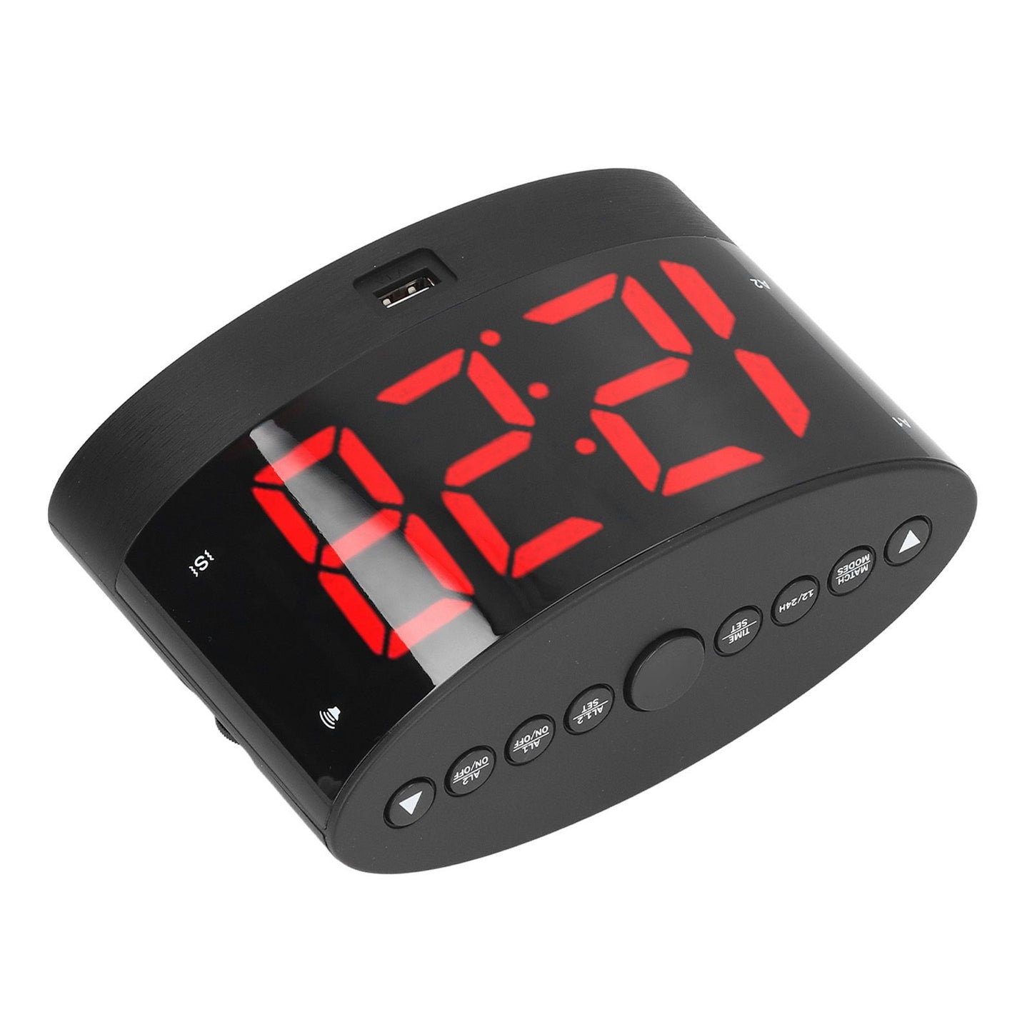 Digital Alarm Clock USB Charging Alarm Clock with 3 Vibration Modes and 2 Time Modes V1294-YM0523-3115220032811