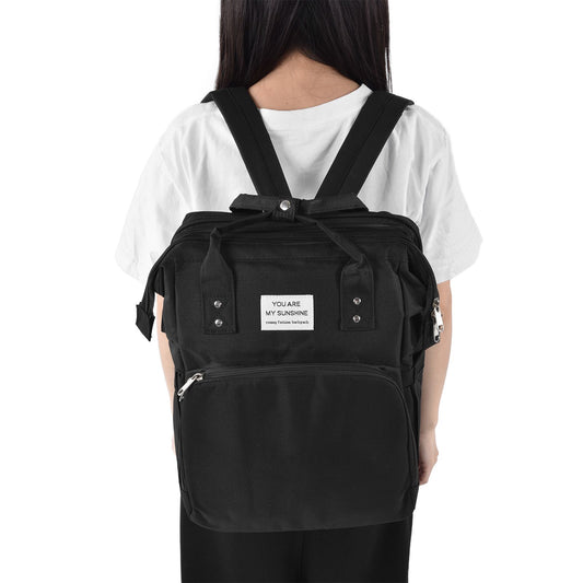 Backpack Multifunctional Foldable Large Capacity Baby Diaper Storage Bag for TravelBlack V1294-YM0523-3117210159811