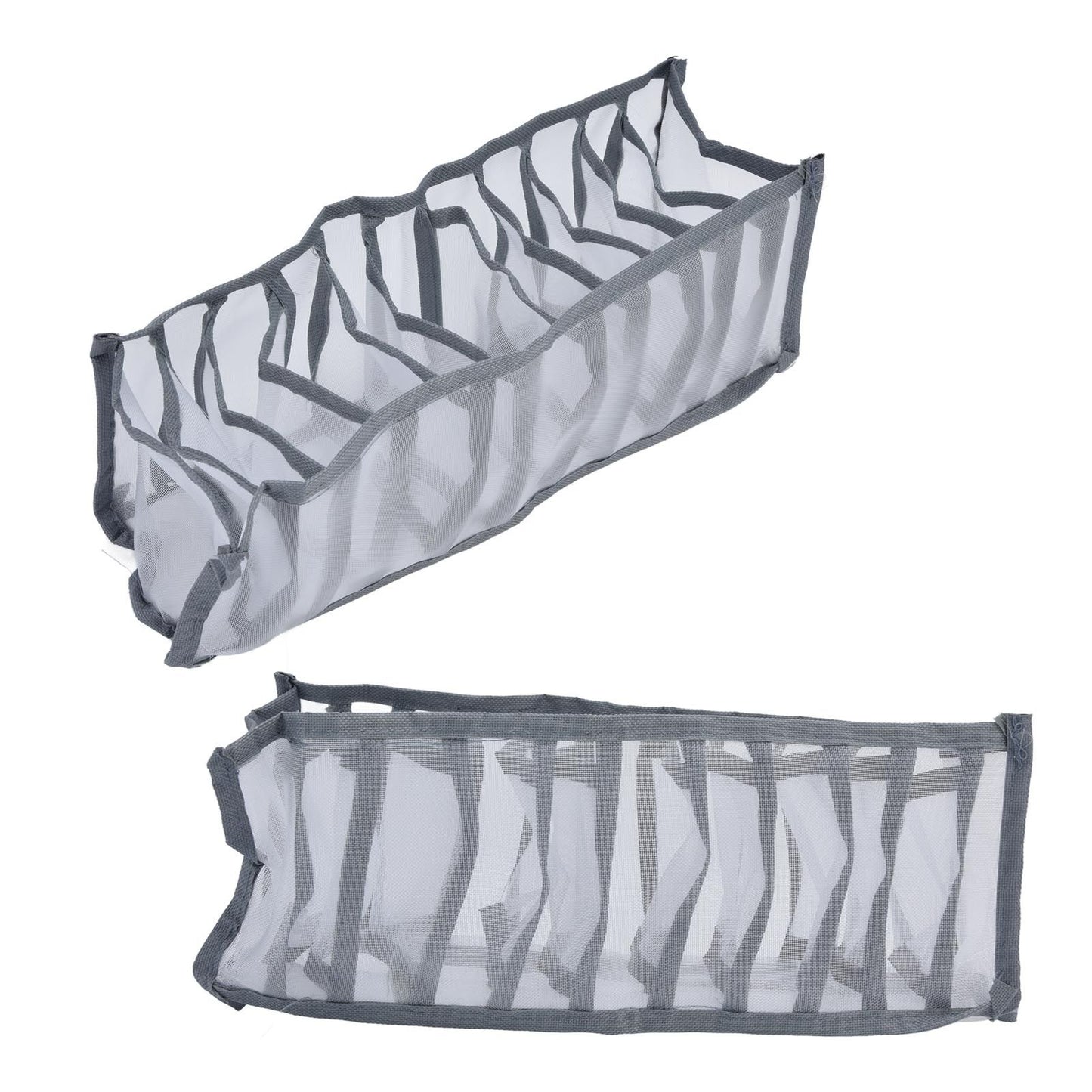 Underwear Organizer Mesh Foldable Breathable Multi Cells Socks Storage Box for Bras Panties11 Cells V1294-YM0523-3117210201812