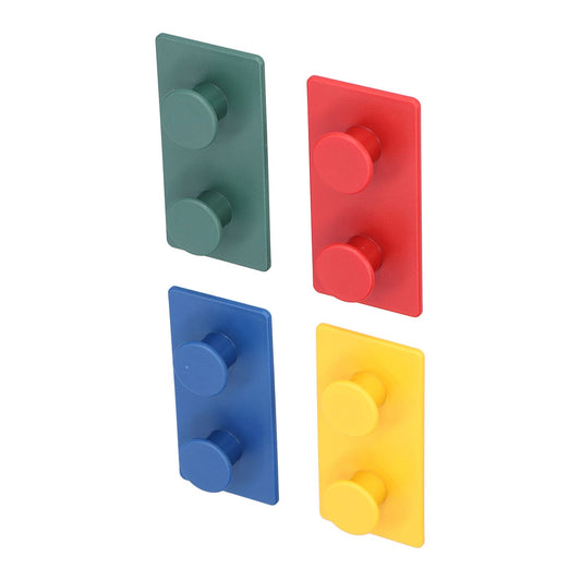 4Pcs ABS Wall Hooks Self Adhesive Clothes Coat Hook Storage Organization for Entryway Bedroom Bathroom V1294-YM0523-3117210205411