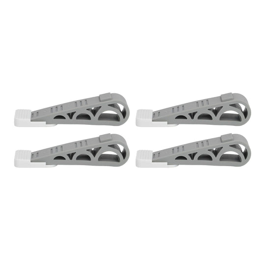 4PCS Stacked Door Stop Rubber Heavy Duty Door Bottom Stopper Door Wedge Stop for Home Office V1294-YM0523-3117210209811