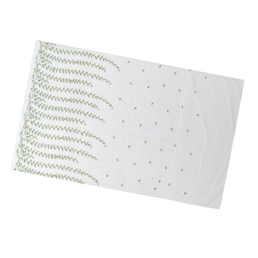 1x2.5m Green Willow Leaves Printed Modern Tulle Curtains Window Voile Curtain for Living Room Bedroom V1294-YM0523-3117210253211