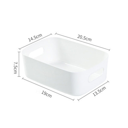 Desktop Storage Basket PP Cosmetic Storages Box Desktops Sundries Organizer with Handle for HouseholdSmall V1294-YM0523-3117220001911