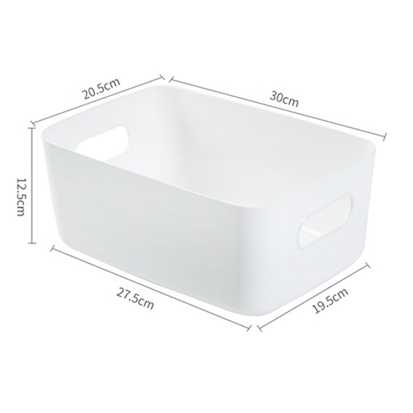 Desktop Storage Basket PP Cosmetic Storages Box Desktops Sundries Organizer with Handle for HouseholdLarge V1294-YM0523-3117220001921
