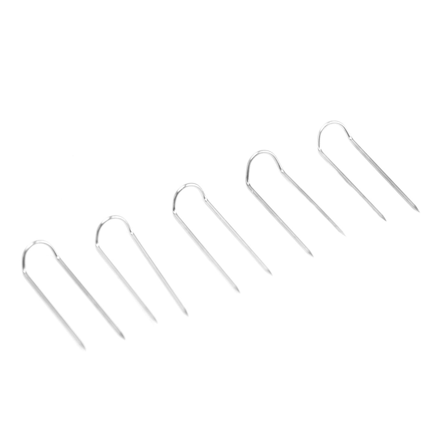 200Pcs Fork Pins U Shaped Stainless Steel Sturdy Durable Wide Application Sewing U Pins23mm 200Pcs/Box V1294-YM0523-3117220003012