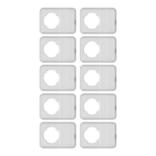 10PCS Coin Holder Transparent Design Wear Resistant Environmental Coin Protective Box for Coin Collection V1294-YM0523-3117220019211