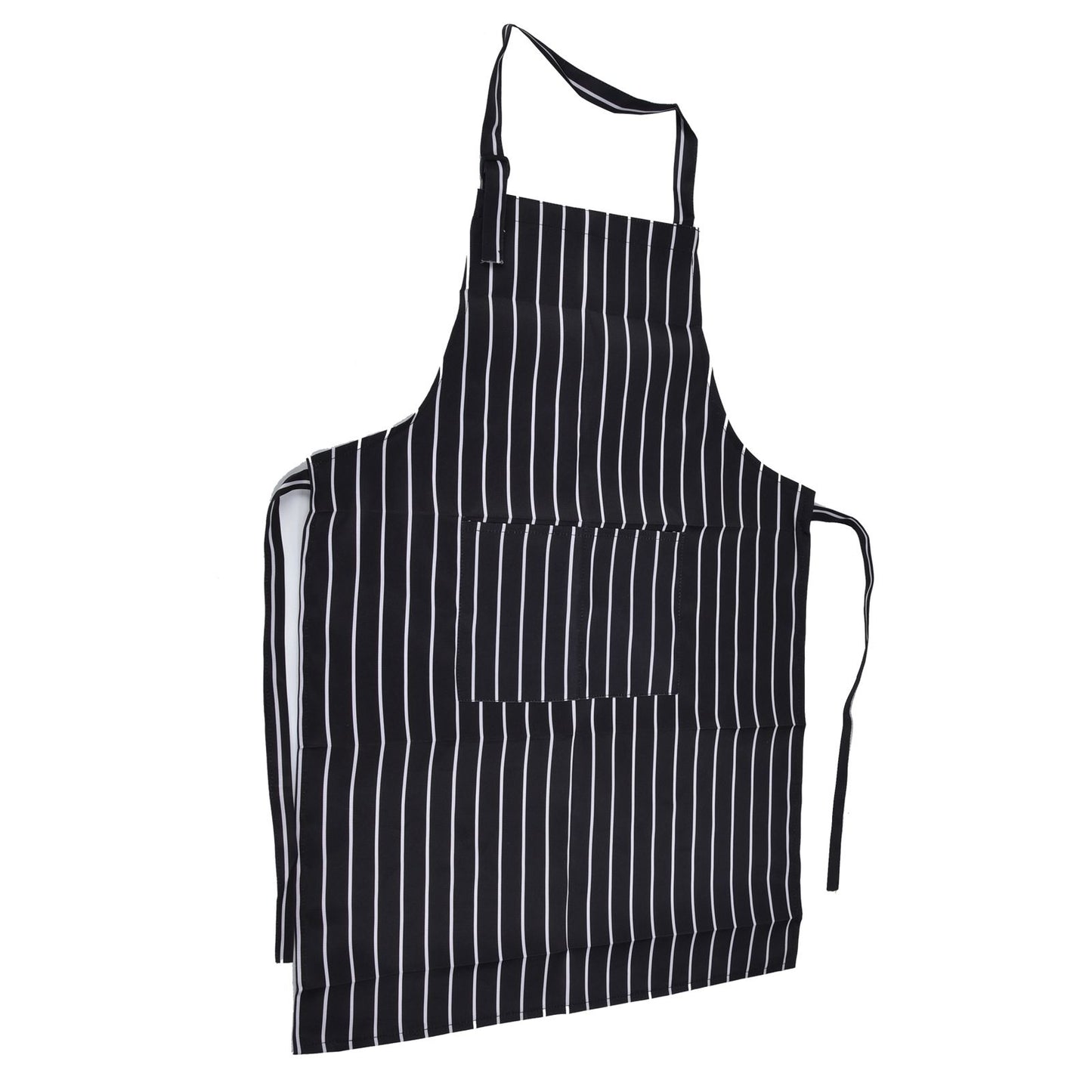 Bib Apron Waterproof Adjustable Kitchen Cooking Aprons with Dual Pockets for Kitchens Restaurants BakersBlack V1294-YM0523-3117220031611