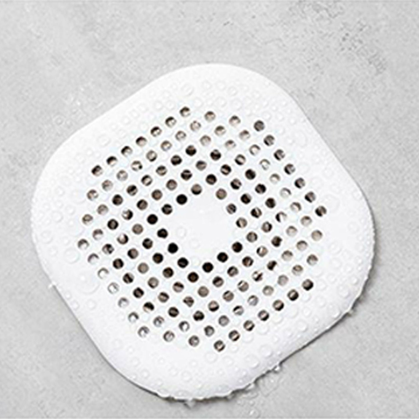Sewer Floor Drain Net With Suction Cup Shower Drain Hair Cover Kitchen Bathroom Floor Drain PadWhite V1294-YM0523-3117220044211